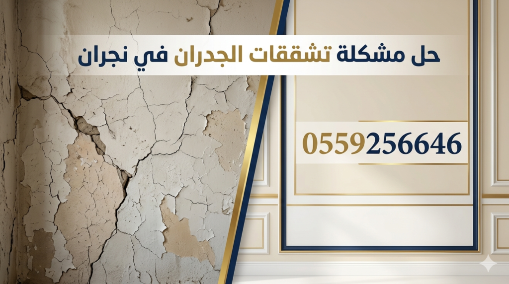 أسباب تشققات الجدران وكيفية علاجها بنجران